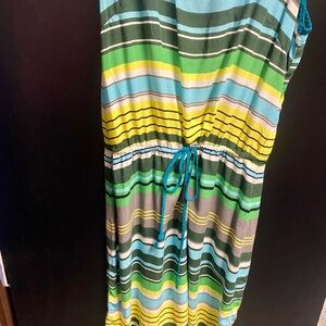 Banana Republic Striped Sleeveless Dress